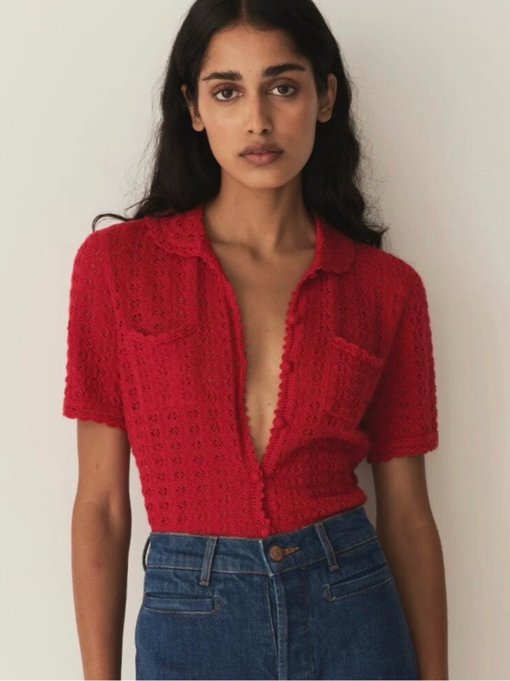 Doen Gloriana Top in Wild Cherry - Picture 9 of 11